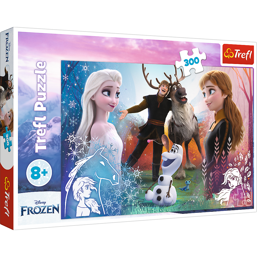 TREFL Jigsaw จิ๊กซอว์เด็ก 300 ชิ้น Disney Magic time Frozen 2 ลิขสิทธิ์แท้ ผลิตและนำเข้าจากยุโรป (8ปี+)