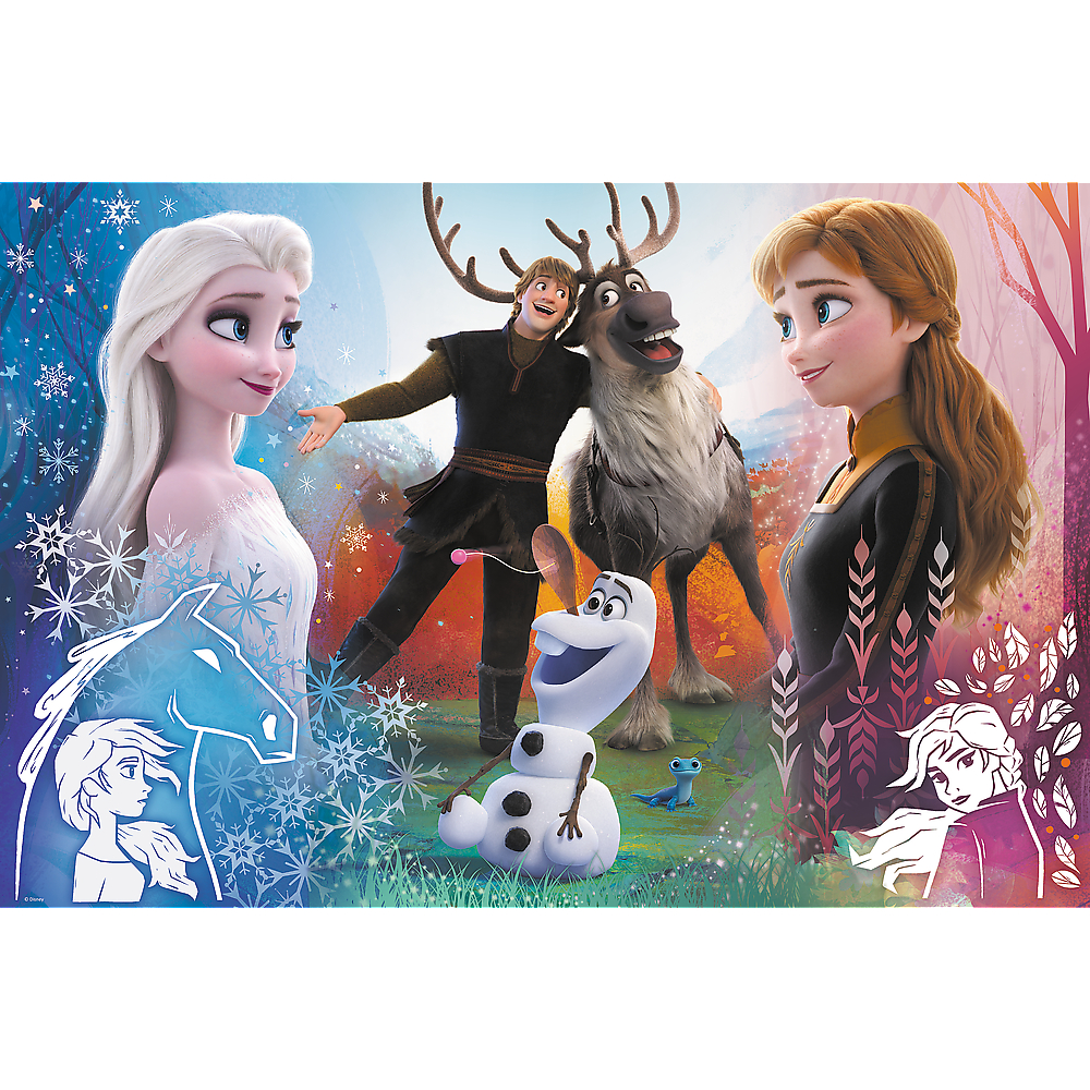 TREFL Jigsaw จิ๊กซอว์เด็ก 300 ชิ้น Disney Magic time Frozen 2 ลิขสิทธิ์แท้ ผลิตและนำเข้าจากยุโรป (8ปี+)