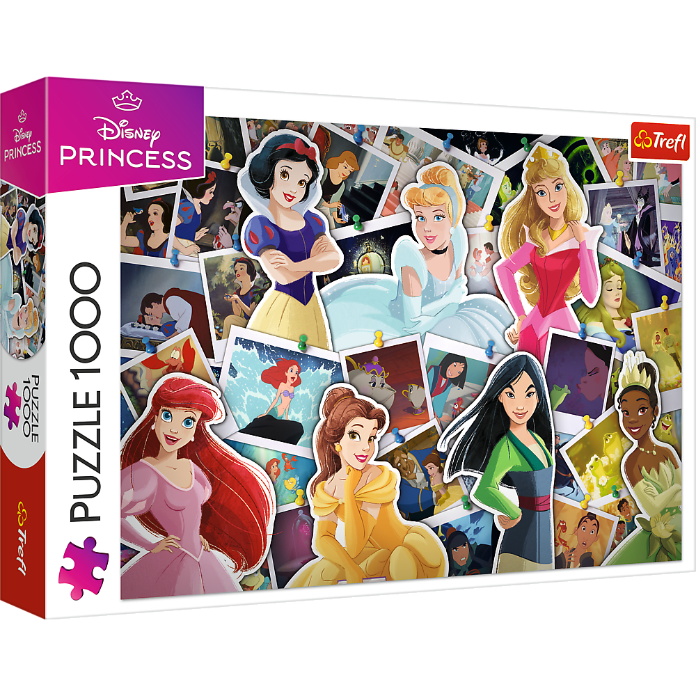 TREFL Jigsaw จิ๊กซอว์ เจ้าหญิง ดิสนี่ย์ 1000 ชิ้น รุ่น Disney Princesses (68.3x48 cm.) ลิขสิทธิ์แท้ ผลิต นำเข้าจากยุโรป