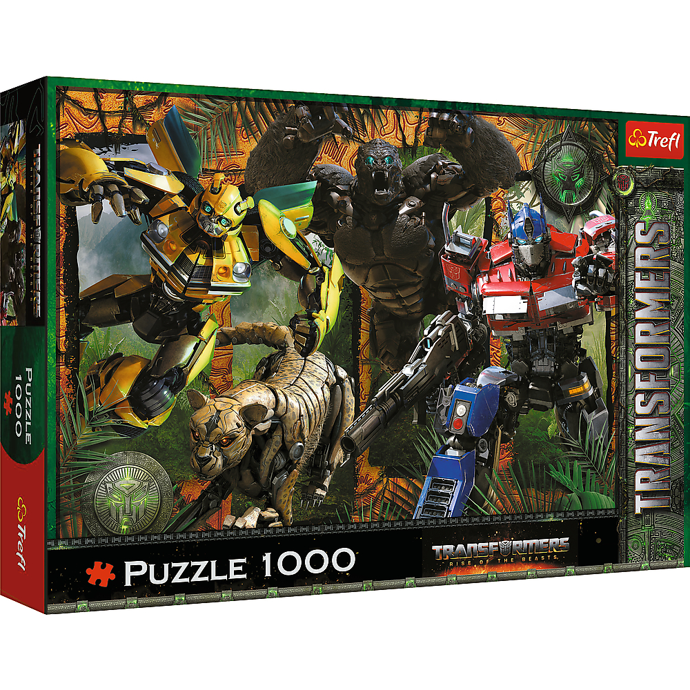 TREFL Jigsaw จิ๊กซอว์ 1000 ชิ้น รุ่น Transformers Rise of the Beasts (68.3x48 cm.) ลิขสิทธิ์แท้ ผลิตและนำเข้าจากยุโรป