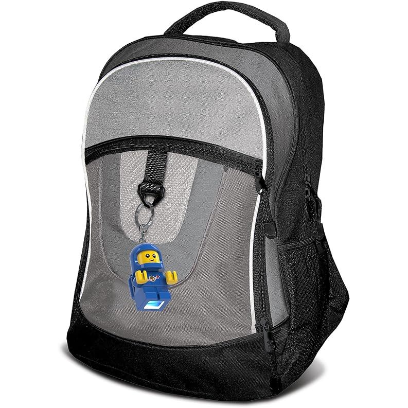 LEGO พวงกุญแจไฟฉาย เลโก้ คลาสสิก Space Baby Blue LED Keychain ลิขสิทธิ์แท้