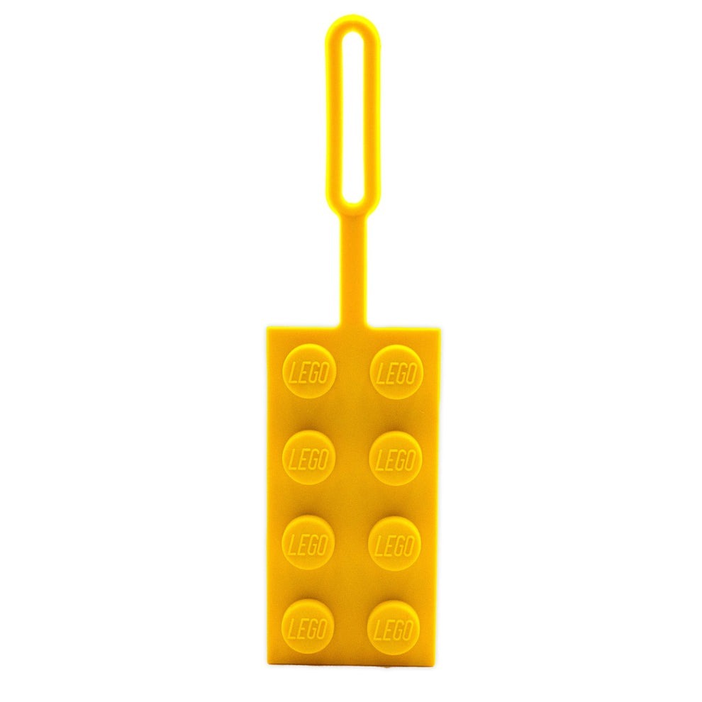 LEGO Bag Tag Yellow ป้ายติดกระเป๋า เลโก้ แบบคลาสสิก สีเหลือง ลิขสิทธิ์แท้