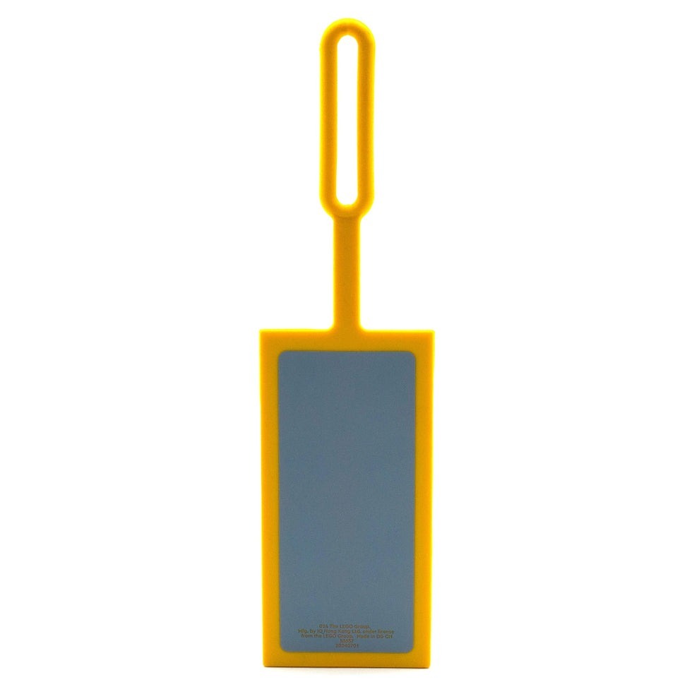 LEGO Bag Tag Yellow ป้ายติดกระเป๋า เลโก้ แบบคลาสสิก สีเหลือง ลิขสิทธิ์แท้