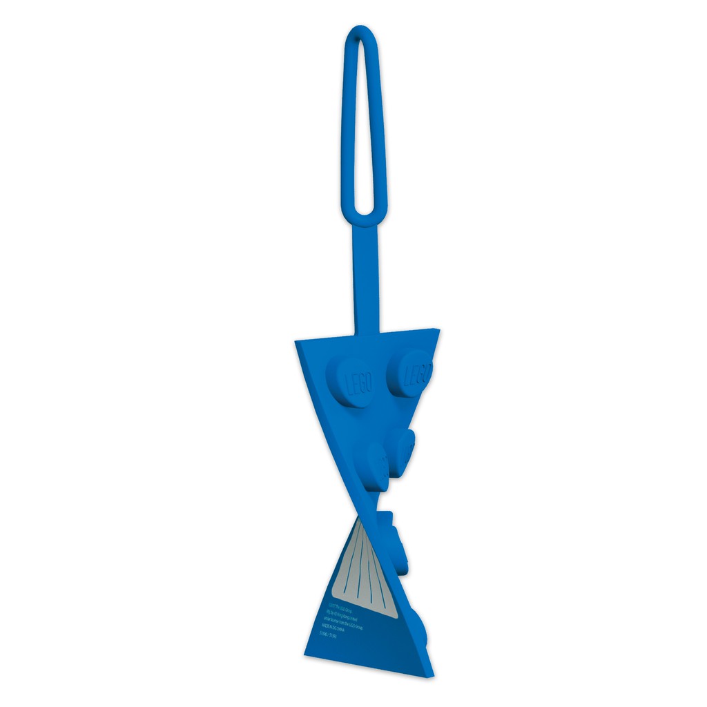 LEGO Bag Tag Blue ป้ายติดกระเป๋า เลโก้ แบบคลาสสิก สีน้ำเงิน ลิขสิทธิ์แท้