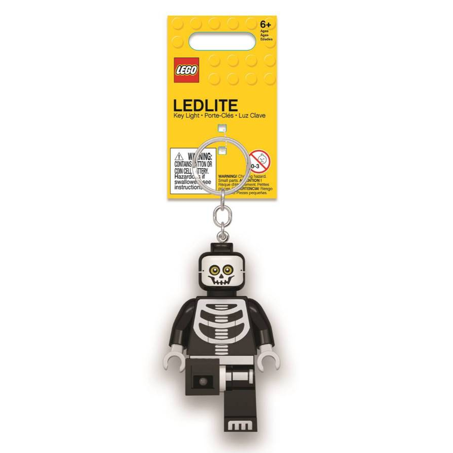 LEGO พวงกุญแจไฟฉาย เลโก้ คลาสสิก Monster Skeleton LED Keychain ลิขสิทธิ์แท้