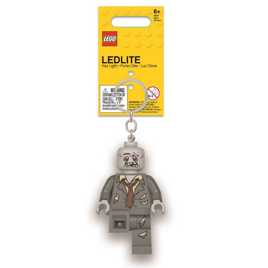 LEGO พวงกุญแจไฟฉาย เลโก้ คลาสสิก Monster Zombie LED Keychain ลิขสิทธิ์แท้