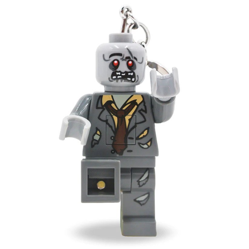 LEGO พวงกุญแจไฟฉาย เลโก้ คลาสสิก Monster Zombie LED Keychain ลิขสิทธิ์แท้