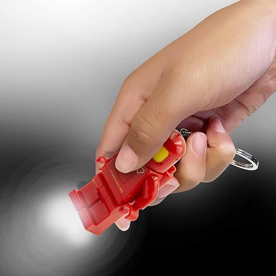 LEGO พวงกุญแจไฟฉาย เลโก้ คลาสสิก Spaceman Red LED Keychain ลิขสิทธิ์แท้