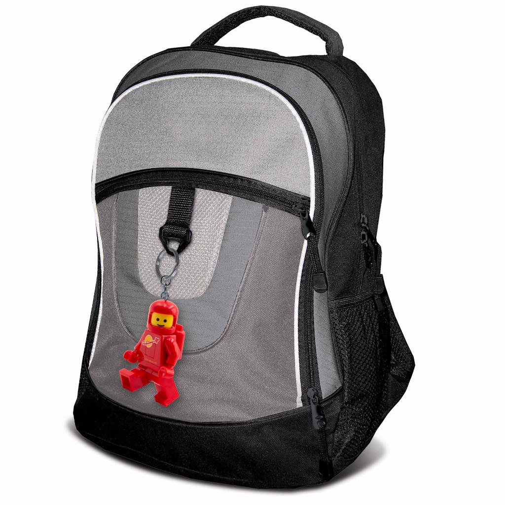 LEGO พวงกุญแจไฟฉาย เลโก้ คลาสสิก Spaceman Red LED Keychain ลิขสิทธิ์แท้
