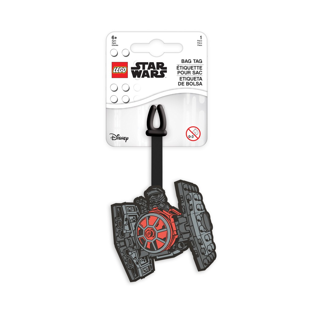 LEGO ป้ายติดกระเป๋าเลโก้ สตาร์วอร์ส ยาน Star Wars TIE Fighter Bag Tag ลิขสิทธิ์แท้