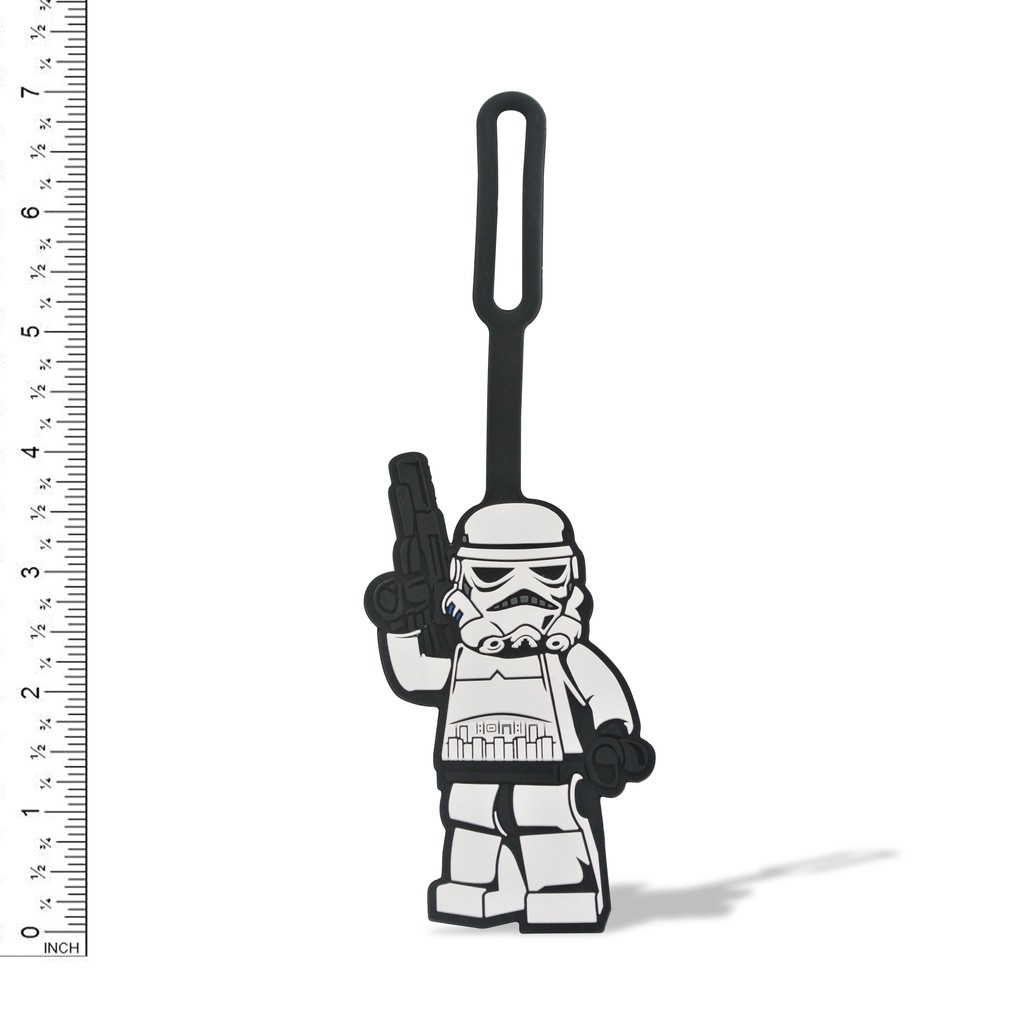 LEGO ป้ายติดกระเป๋าเลโก้ สตาร์วอร์ส สตอร์มทรูปเปอร์ Star Wars Stormtrooper Bag Tag ลิขสิทธิ์แท้