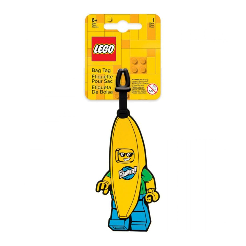 LEGO ป้ายติดกระเป๋า เลโก้ คลาสสิก รุ่น BANANA GUY BAG TAG ของแท้