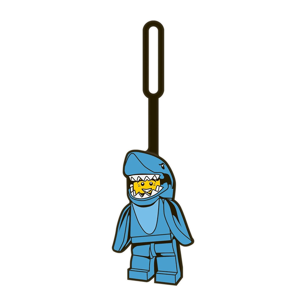 LEGO Bag Tag ป้ายติดกระเป๋า เลโก้ คลาสสิก รุ่น SHARK GUY ลิขสิทธิ์แท้
