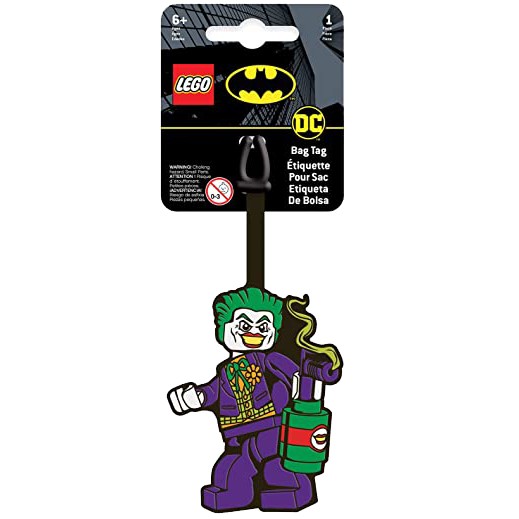 LEGO ป้ายติดกระเป๋า เลโก้ DC โจ๊กเกอร์ Joker Bag Tag ลิขสิทธิ์แท้