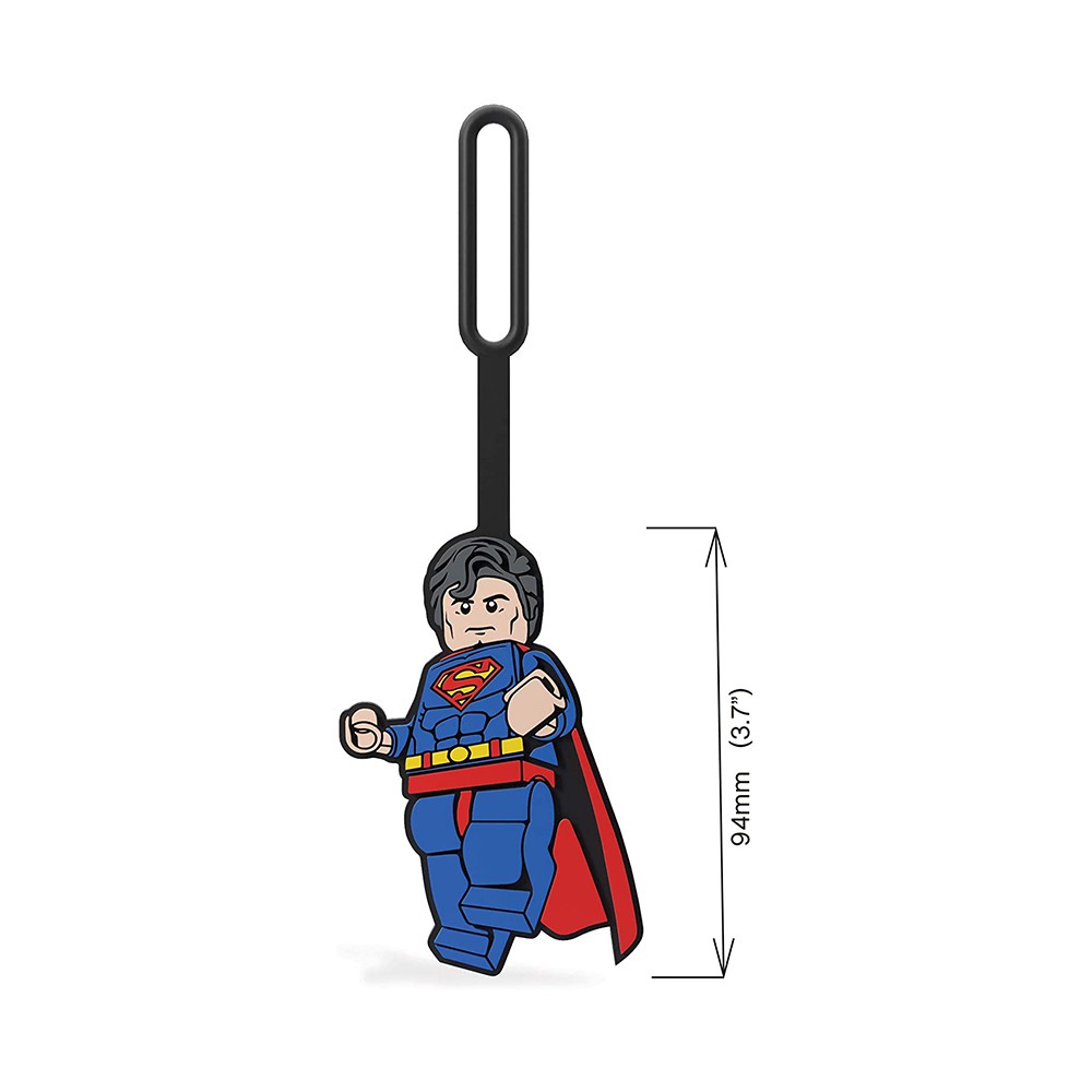 LEGO ป้ายติดกระเป๋า เลโก้ DC ซุปเปอร์แมน Superman Bag Tag ลิขสิทธิ์แท้
