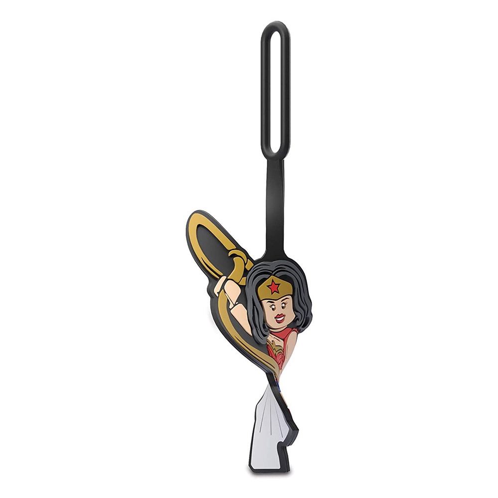 LEGO ป้ายติดกระเป๋าเลโก้ DC วันเดอร์วูแมน Wonder Woman Bag Tag ลิขสิทธิ์แท้