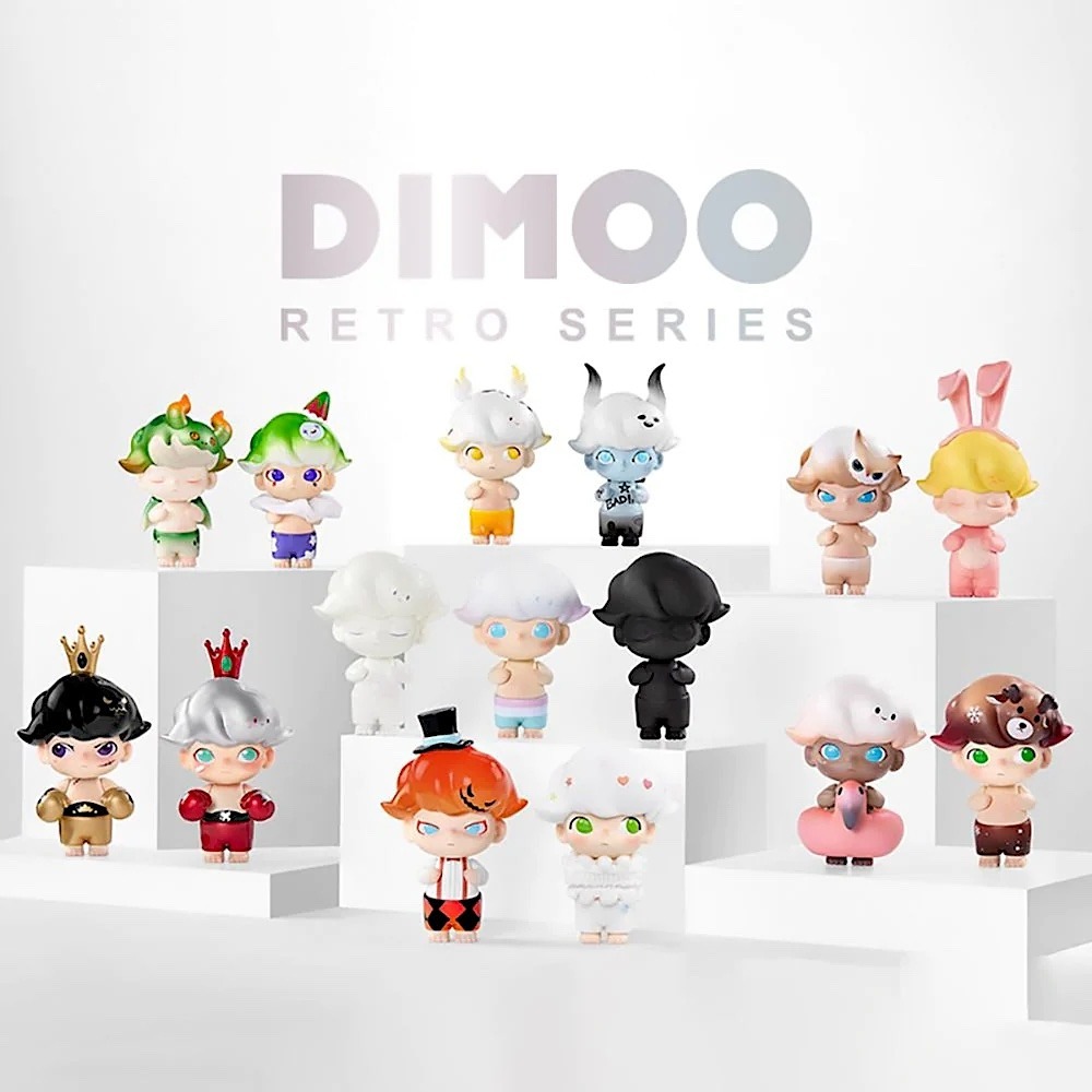 ***พร้อมส่งจากไทย***POP MART DIMOO Retro Figures Blind box ของใหม่ในซีล ลุ้นซีเครท Limited Edition