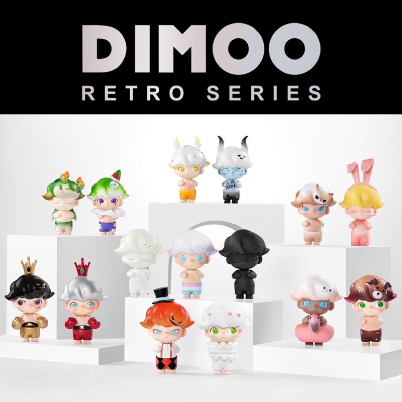 ***พร้อมส่งจากไทย***POP MART DIMOO Retro Figures Blind box ของใหม่ในซีล ลุ้นซีเครท Limited Edition