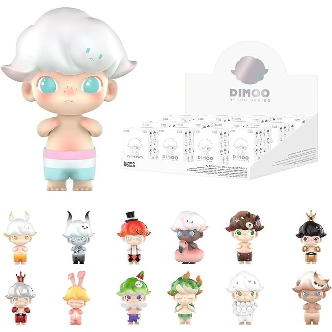 ***พร้อมส่งจากไทย***POP MART DIMOO Retro Figures Blind box ของใหม่ในซีล ลุ้นซีเครท Limited Edition