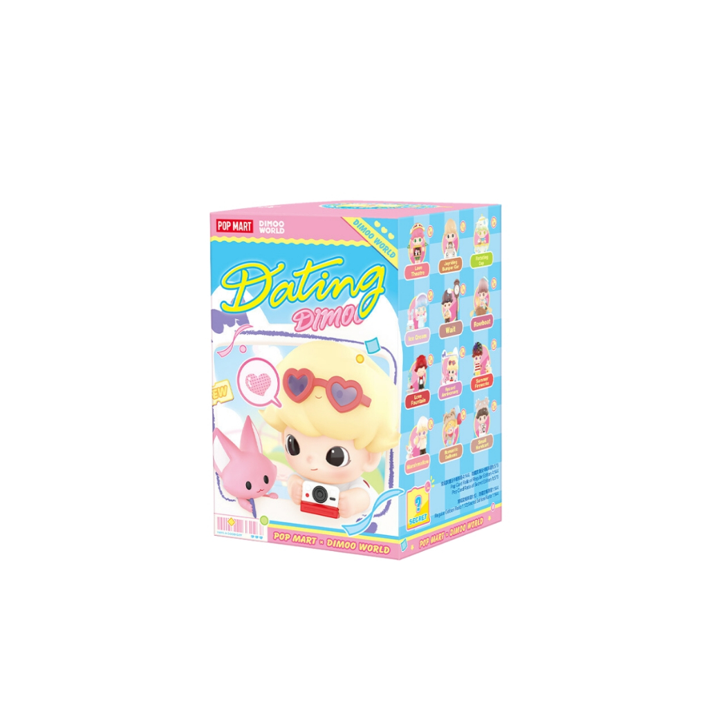 *พร้อมส่งจากไทย*POP MART DIMOO Dating Blind box กล่องจุ่ม กล่องสุ่ม Limited Edition กล่องไม่มีการแกะ ลุ้นซีเครท ของใหม่