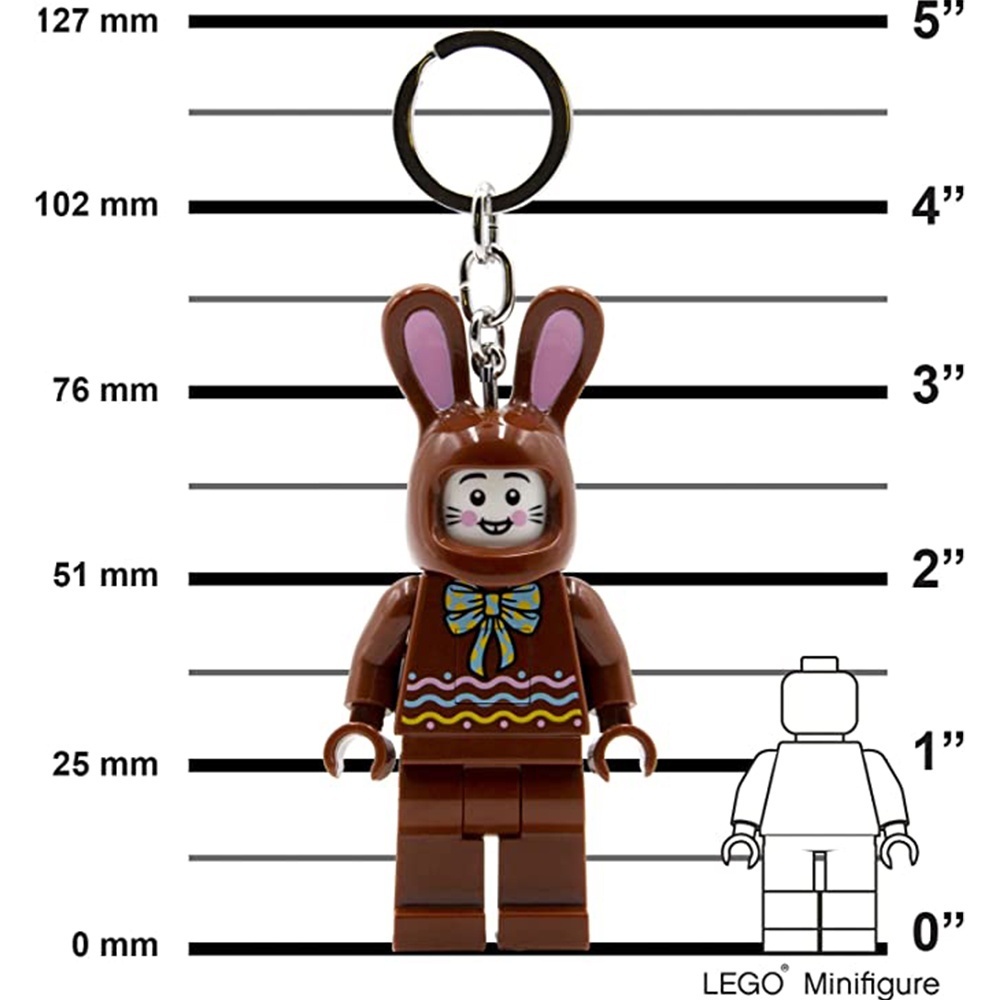 LEGO พวงกุญแจไฟฉาย เลโก้ กระต่าย Bunny Chocco LED Keychain ลิขสิทธิ์แท้