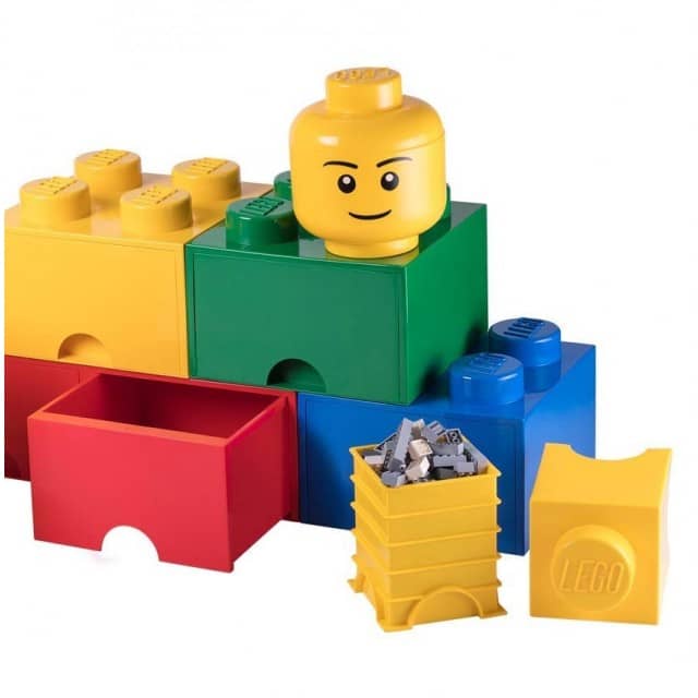 LEGO HEAD BOY size S กล่องเลโก้ กล่องอเนกประสงค์ กล่องหัวเลโก้ ขนาดเล็ก
