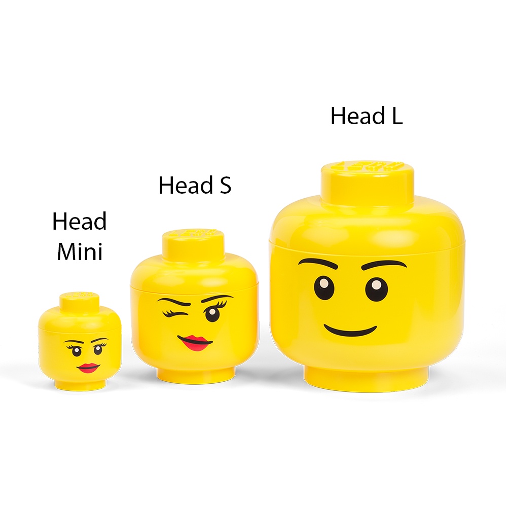 LEGO HEAD BOY size S กล่องเลโก้ กล่องอเนกประสงค์ กล่องหัวเลโก้ ขนาดเล็ก