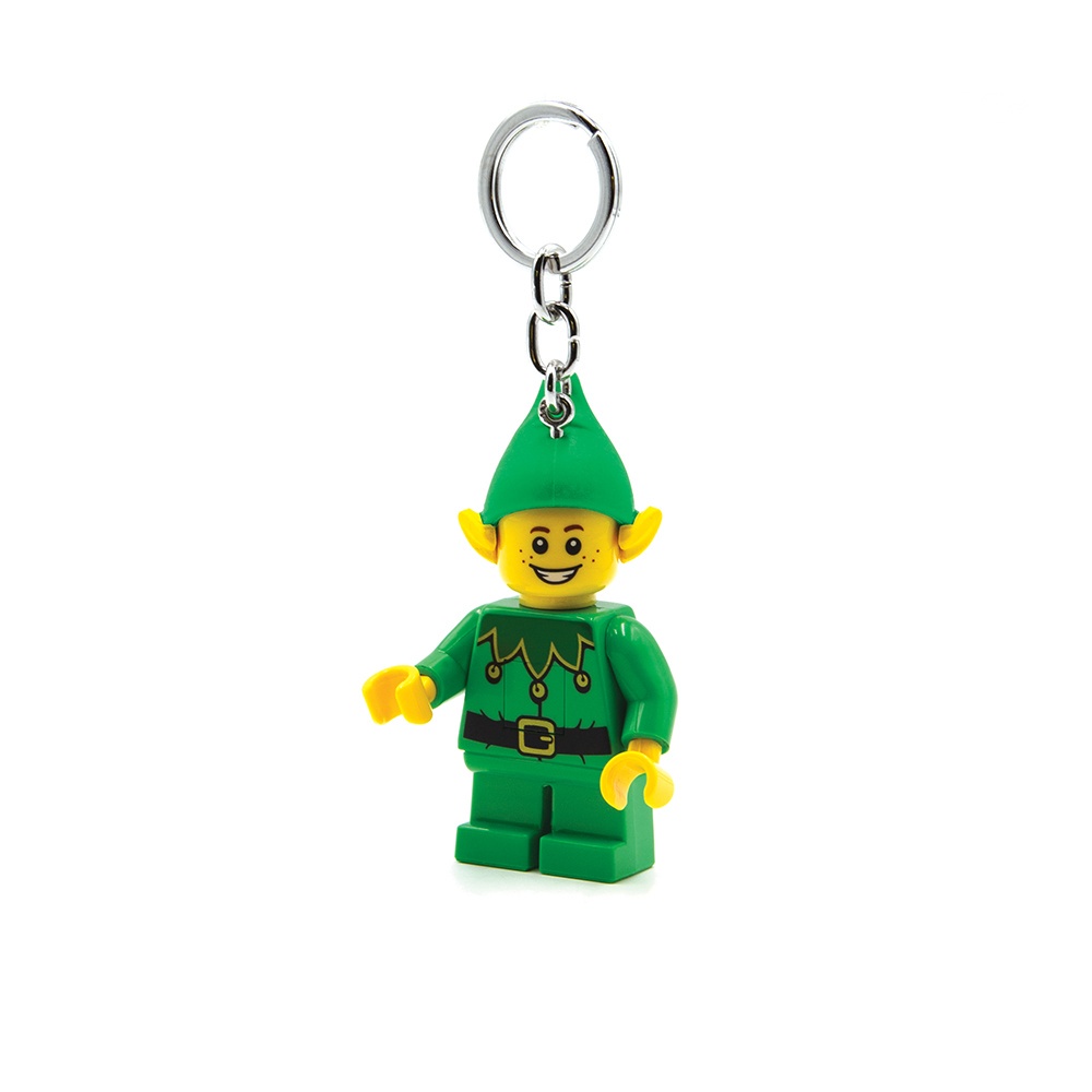 LEGO พวงกุญแจไฟฉาย เลโก้ ของขวัญ คริสต์มาส เอลฟ์ Christmas Elf LED Keychain