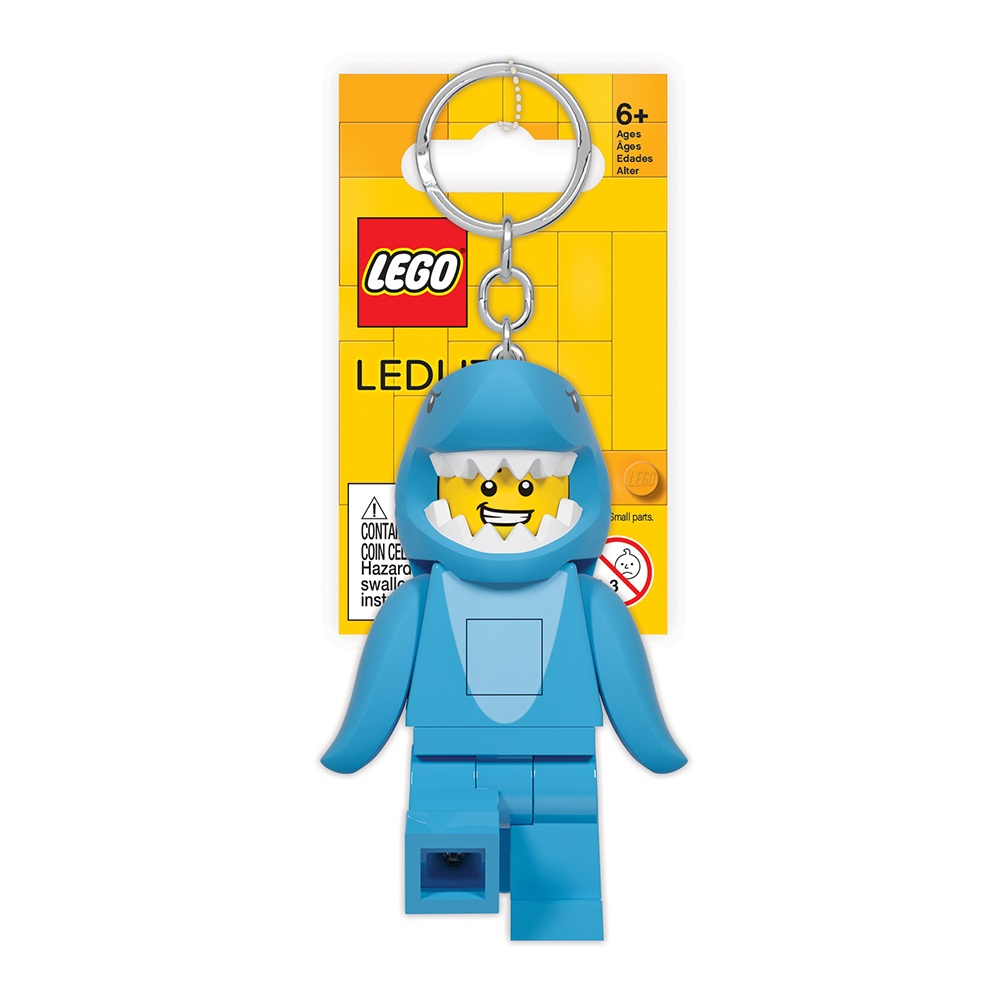 LEGO พวงกุญแจไฟฉาย เลโก้คลาสสิก Shark Guy LED Keychain ลิขสิทธิ์แท้