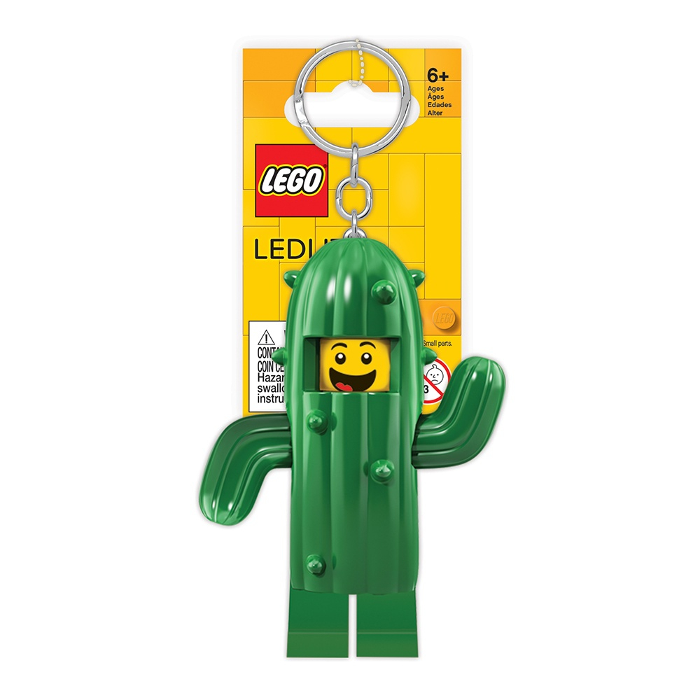 LEGO พวงกุญแจไฟฉาย เลโก้ คลาสสิก Cactus Guy LED Keychain ลิขสิทธิ์แท้
