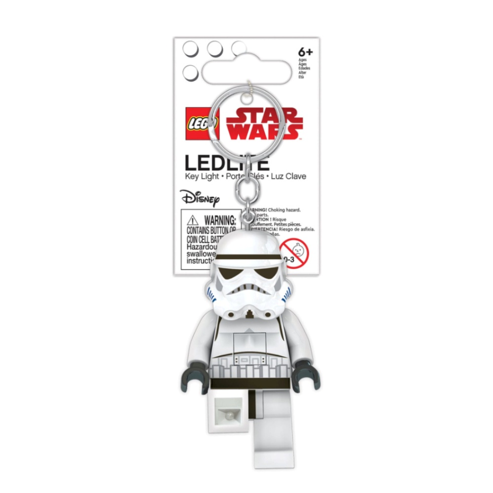 LEGO พวงกุญแจไฟฉาย เลโก้ Star Wars สตาร์วอร์ส Stormtrooper LED Keychain ลิขสิทธิ์แท้