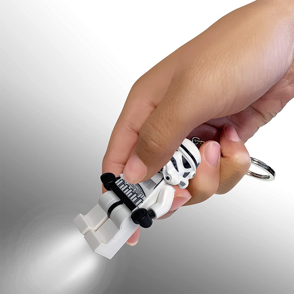 LEGO พวงกุญแจไฟฉาย เลโก้ Star Wars สตาร์วอร์ส Stormtrooper LED Keychain ลิขสิทธิ์แท้