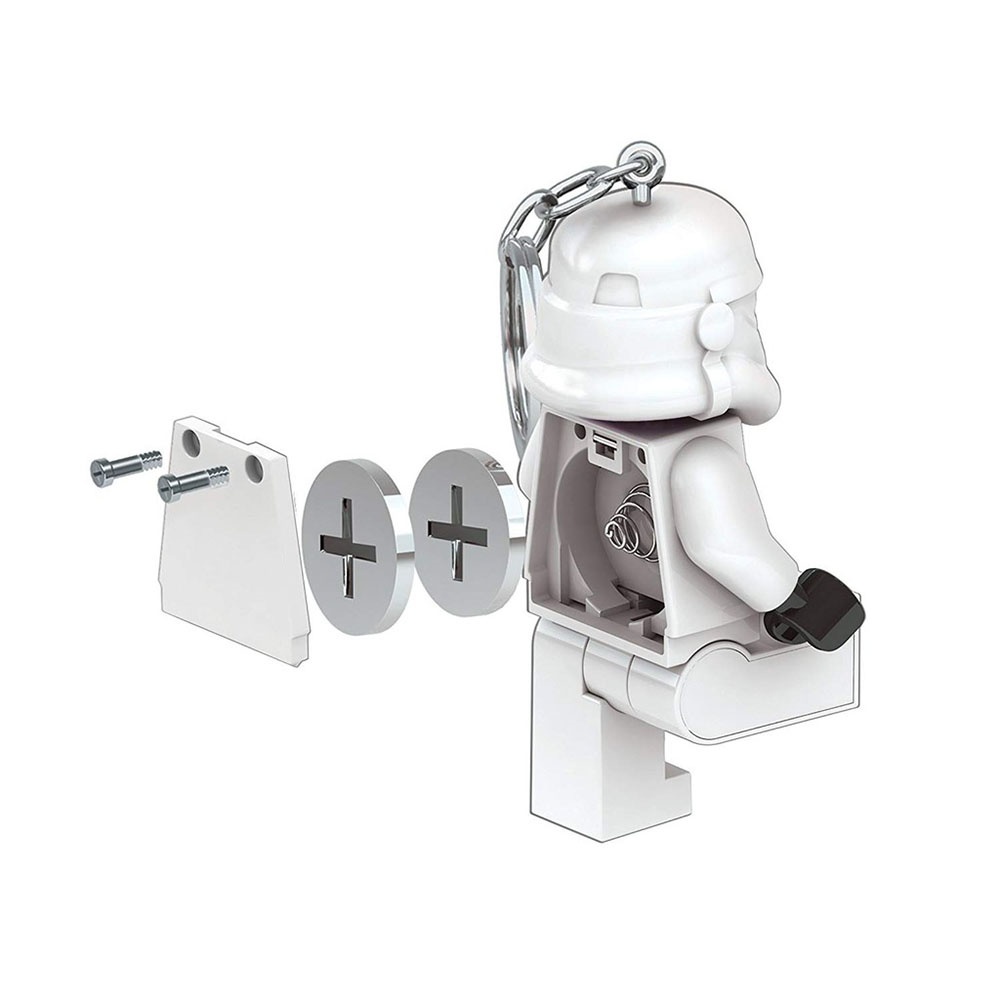 LEGO พวงกุญแจไฟฉาย เลโก้ Star Wars สตาร์วอร์ส Stormtrooper LED Keychain ลิขสิทธิ์แท้