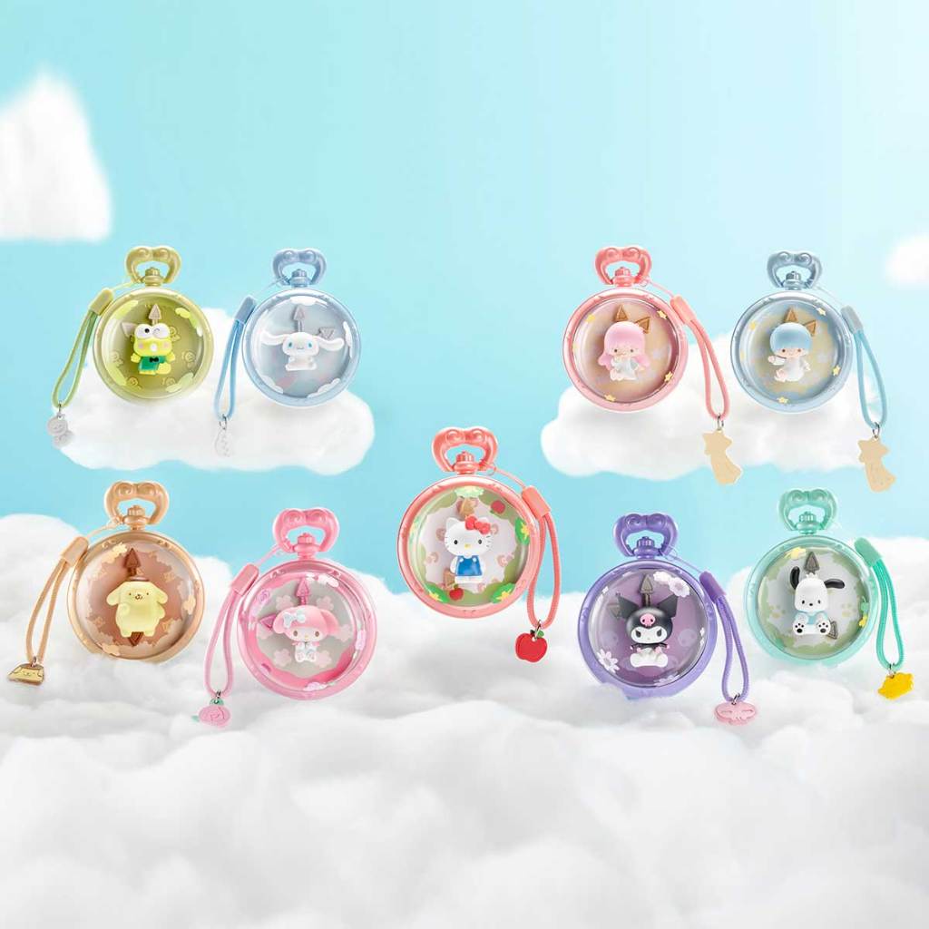 ***พร้อมส่งจากไทย***POP MART Sanrio The Wonderful Time Blind Box พวงกุญแจ กล่องจุ่ม กล่องสุ่ม ลุ้นซีเครท ยังไม่แกะซีล