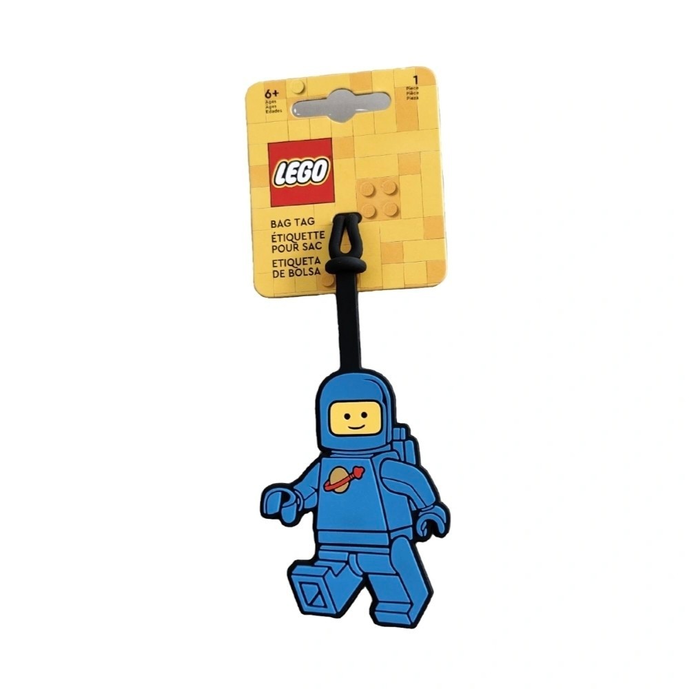LEGO ป้ายติดกระเป๋า เลโก้ คลาสสิก รุ่น SPACEMAN BLUE BAG TAG นักบินอวกาศ สีน้ำเงิน ของแท้
