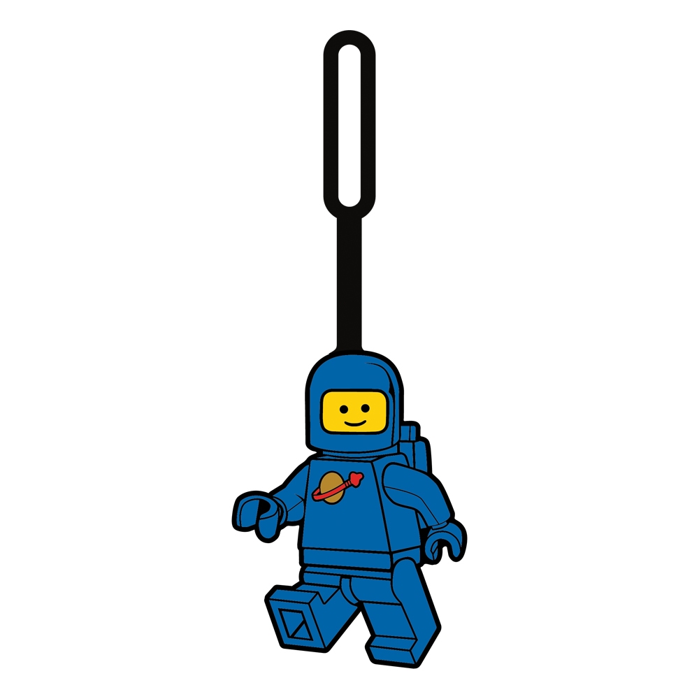 LEGO ป้ายติดกระเป๋า เลโก้ คลาสสิก รุ่น SPACEMAN BLUE BAG TAG นักบินอวกาศ สีน้ำเงิน ของแท้