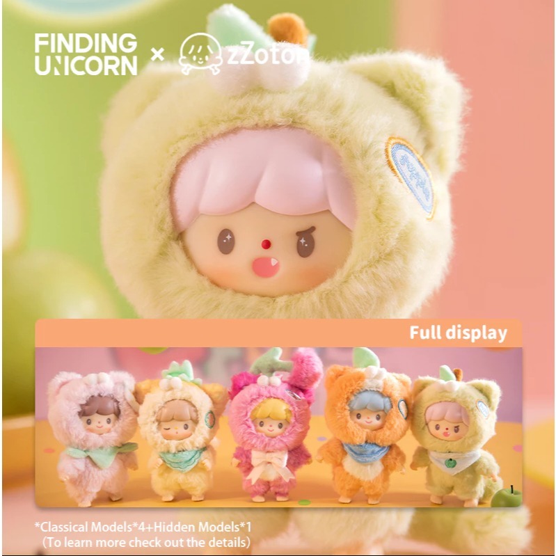 [พร้อมส่งจากไทย] พวงกุญแจ โซตอน FINDING UNICORN zZoton My Little Cat Fruit Party Series Blind Box ยังไม่แกะ ลุ้นซีเครท