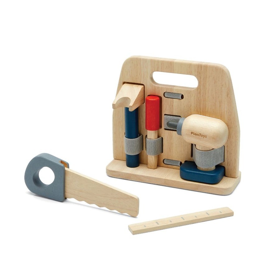 PlanToys ของเล่นไม้ แปลนทอยส์ ชุด ช่างไม้พกพา ของเล่นเสริมทักษะ เสริมพัฒนาการ HANDY CARPENTER SET (3y+)