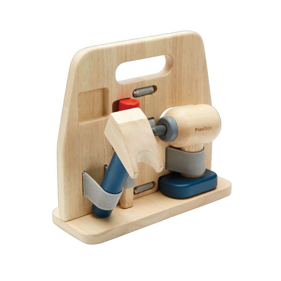 PlanToys ของเล่นไม้ แปลนทอยส์ ชุด ช่างไม้พกพา ของเล่นเสริมทักษะ เสริมพัฒนาการ HANDY CARPENTER SET (3y+)