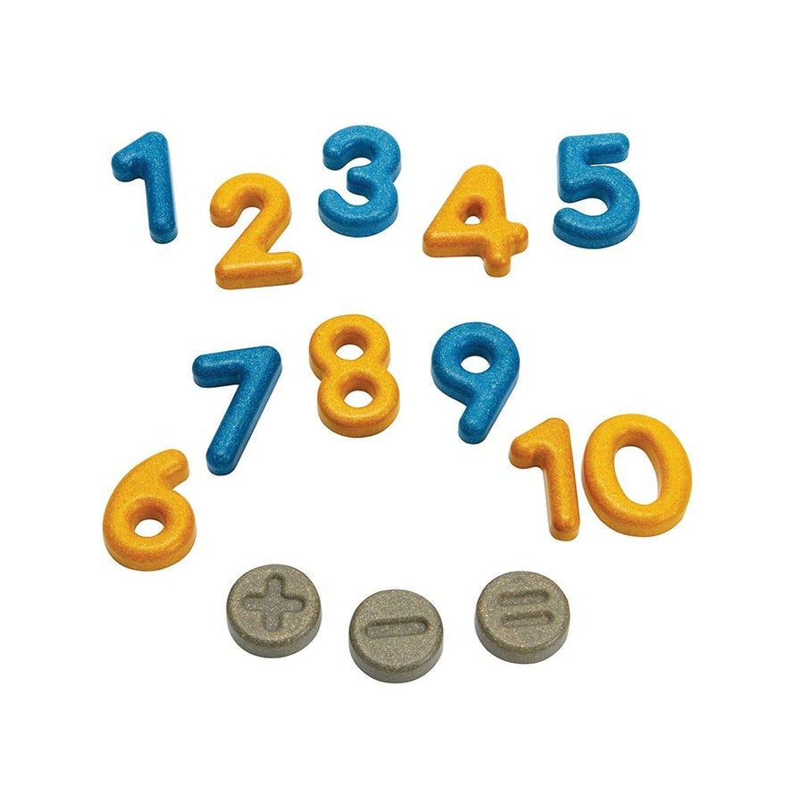 PlanToys ของเล่นไม้ แปลนทอยส์ ตัวเลข และ เครื่องหมาย คณิตศาสตร์ Numbers And Symbols (2y+)