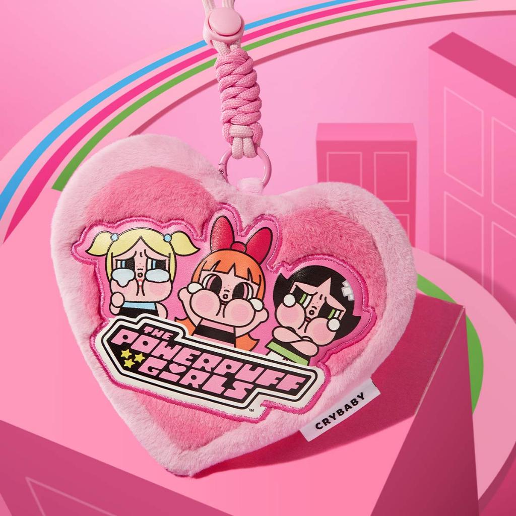 ***พร้อมส่งจากไทย***POP MART CRYBABY × Powerpuff Girls Shoulder Bag กระเป๋าสะพายไหล่ ของใหม่ ของแท้
