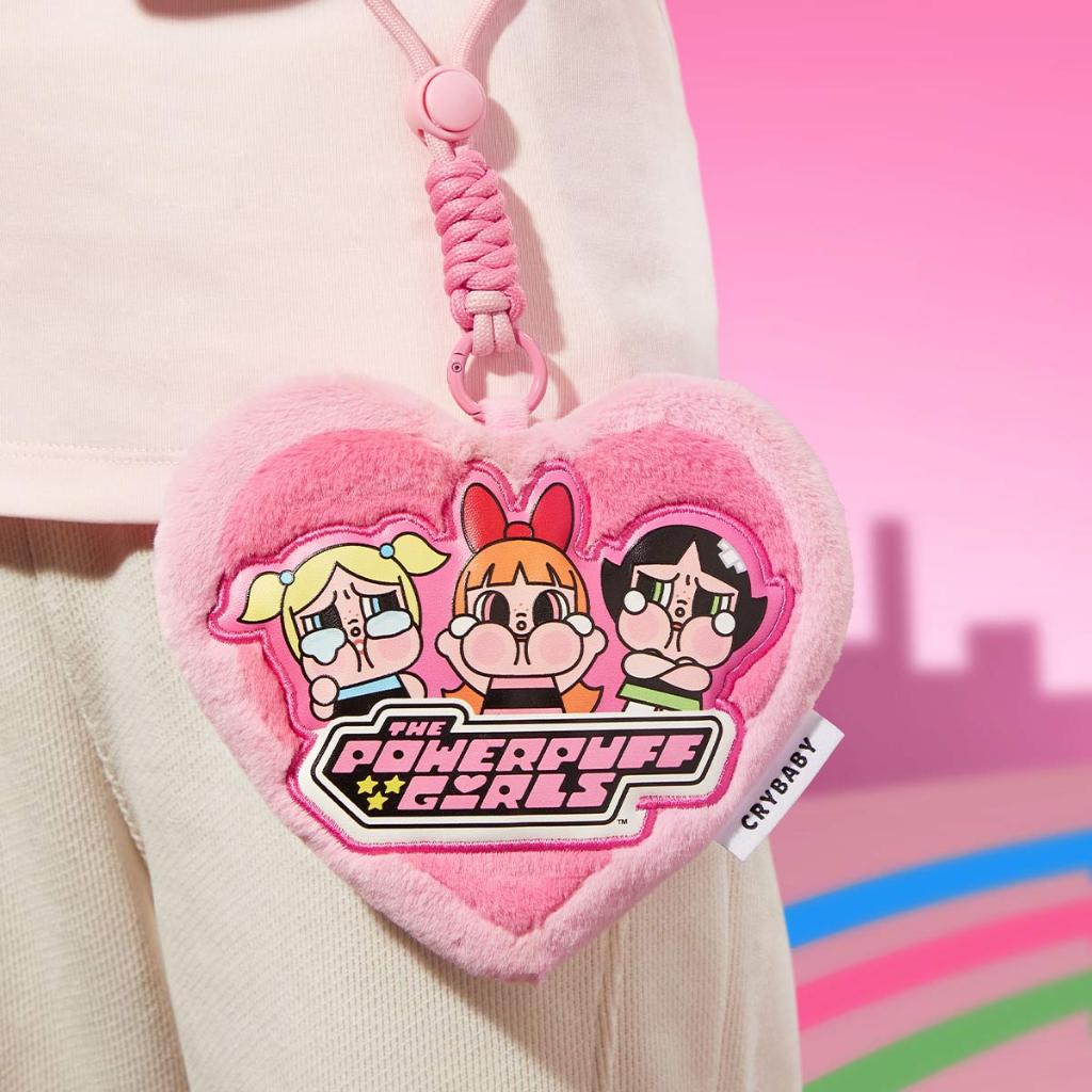 ***พร้อมส่งจากไทย***POP MART CRYBABY × Powerpuff Girls Shoulder Bag กระเป๋าสะพายไหล่ ของใหม่ ของแท้