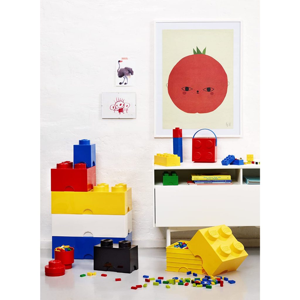LEGO Storage Brick 4 White กล่องเลโก้ กล่องอเนกประสงค์ สีขาว 25x25x18 cm
