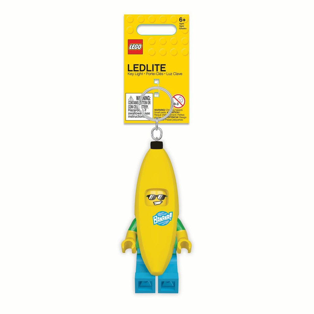 LEGO พวงกุญแจไฟฉาย เลโก้คลาสสิก Banana Guy LED Keychain ลิขสิทธิ์แท้