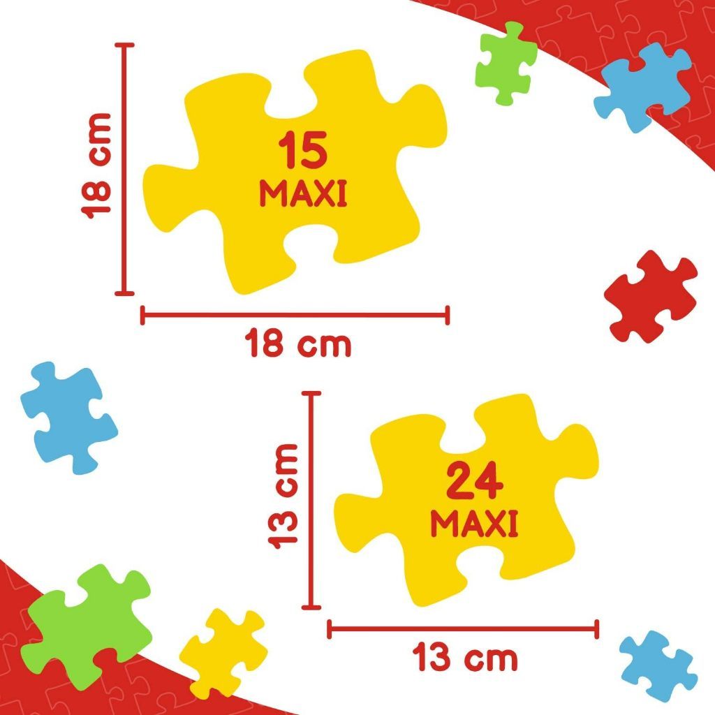 TREFL 24 Maxi Jigsaw จิ๊กซอว์เด็ก ขนาดใหญ่ สำหรับเด็กเล็ก 24 ชิ้น Disney Little Pony Peppa Pig (3ปี+) นำเข้าจากยุโรป