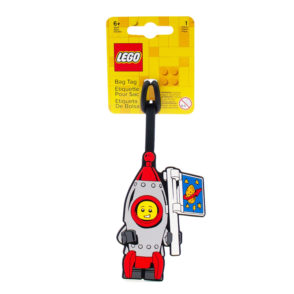LEGO ป้ายติดกระเป๋า เลโก้ คลาสสิก รุ่น ROCKET BOY BAG TAG ของแท้ 100%