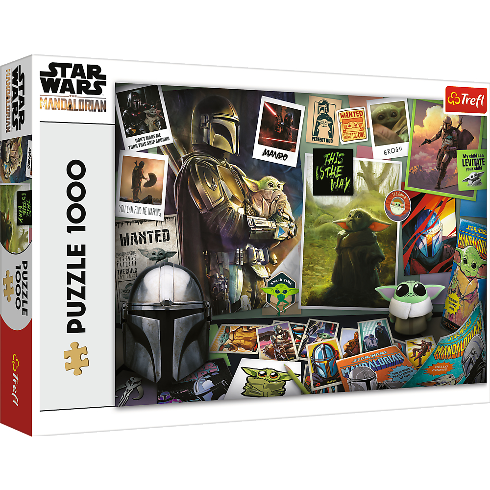 TREFL Jigsaw จิ๊กซอว์ Disney สตาร์วอร์ส 1000 ชิ้น Grogu Collection Star Wars The Mandalorian (68.3x48 cm.) ลิขสิทธิ์แท้