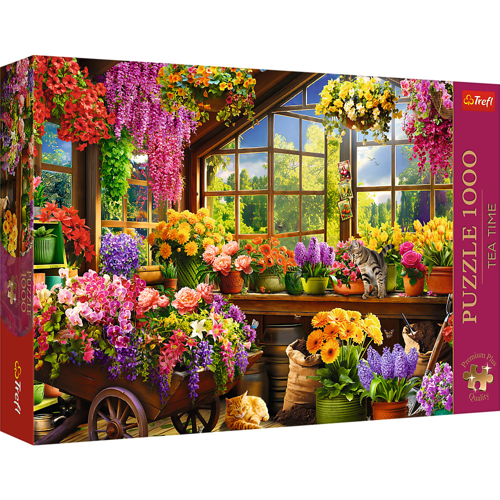 TREFL Premium Plus Jigsaw จิ๊กซอว์ 1000 ชิ้น รุ่น Preparations for spring (68.3x48 cm.) ผลิตและนำเข้าจากยุโรป
