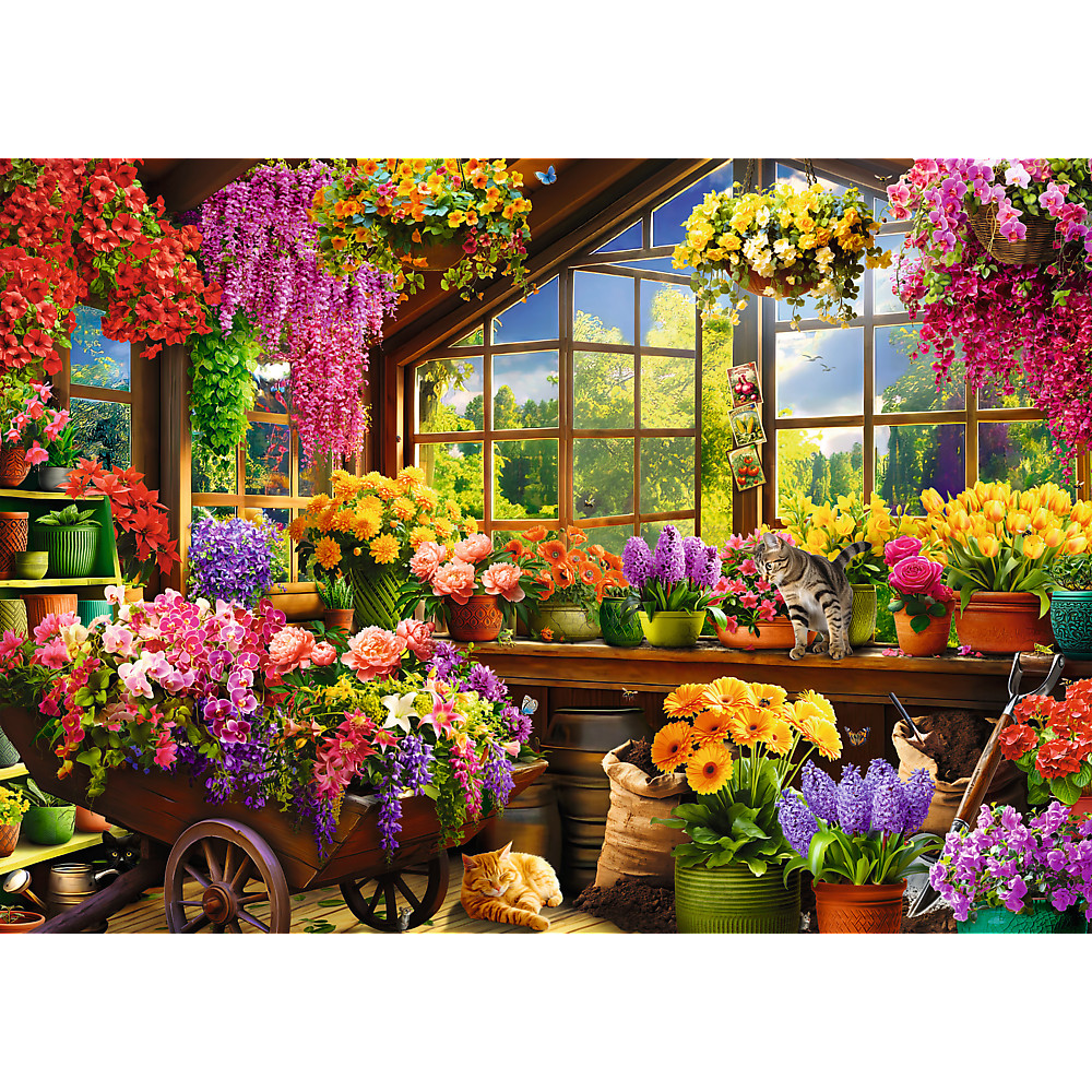 TREFL Premium Plus Jigsaw จิ๊กซอว์ 1000 ชิ้น รุ่น Preparations for spring (68.3x48 cm.) ผลิตและนำเข้าจากยุโรป