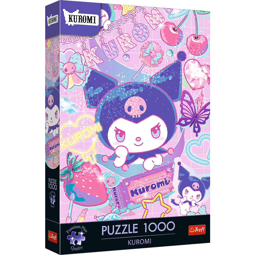 TREFL Premium Jigsaw จิ๊กซอว์ Sanrio 1000 ชิ้น รุ่น Kuromi (48x68.3cm.) ของแท้ ผลิตและนำเข้าจากยุโรป